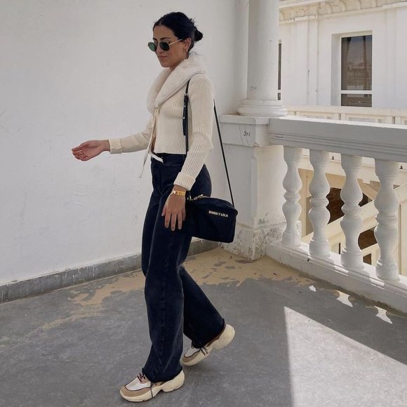 BLOGGER'S FAVE! Faux Fur Knit Cardigan Ecru NWT - Picture 16 of 17